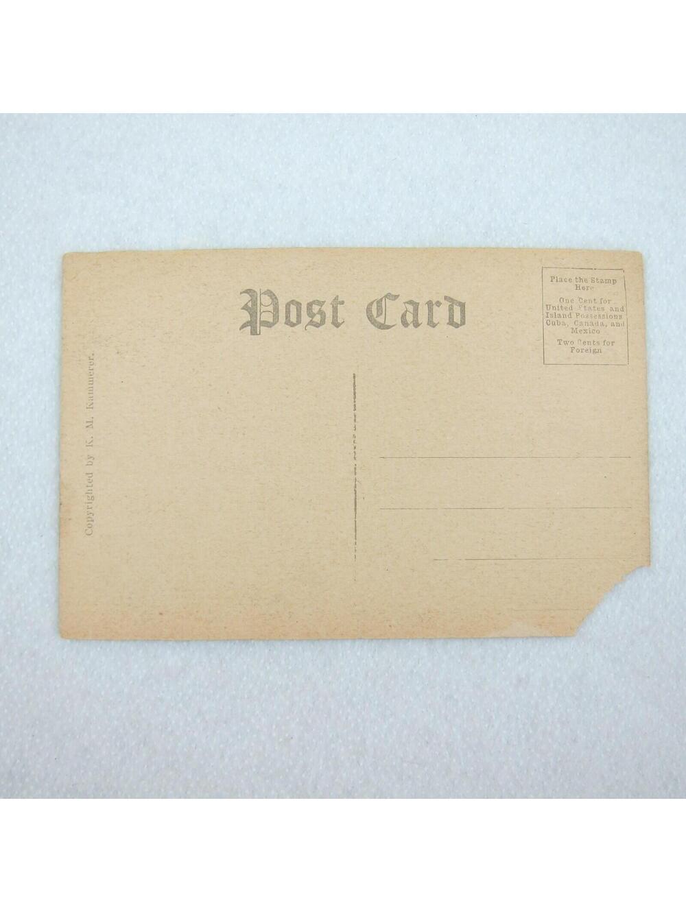 Antique 1914 Postcard Germantown Ohio Flood Broadway South Germantown UNPOSTED - Picture 8 of 12
